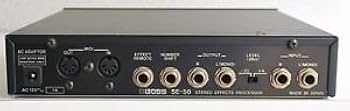 完動品　BOSS SE-50 ステレオエフェクトプロセッサー 取説　アダプタ付 Yahoo!オークション -「boss se50」の落札相場・落札価格